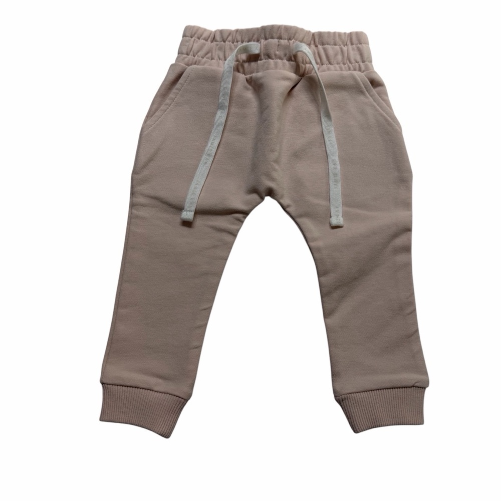 Jamie Kay Soft Pink Baby Jogger Pants with Drawstring